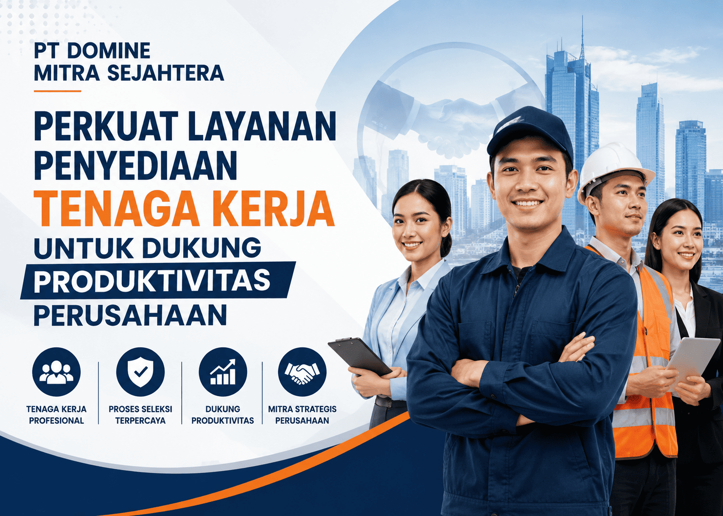 PT Domine Mitra Sejahtera Perkuat Layanan Penyediaan Tenaga Kerja untuk Dukung Produktivitas Perusahaan